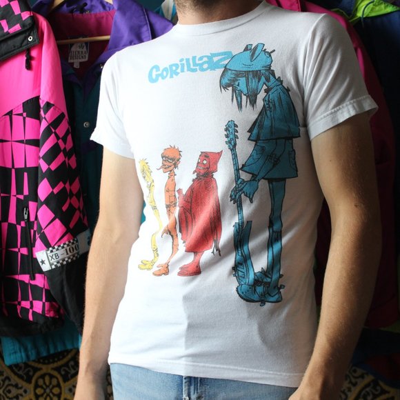 Tultex Other - Gorillaz Band Graphic T-Shirt SIZE:Small Excellent